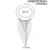 Charm Tassel Necklace Triangle Bohemian Collarbone Chain Simple Multi Layer Necklace  Gift