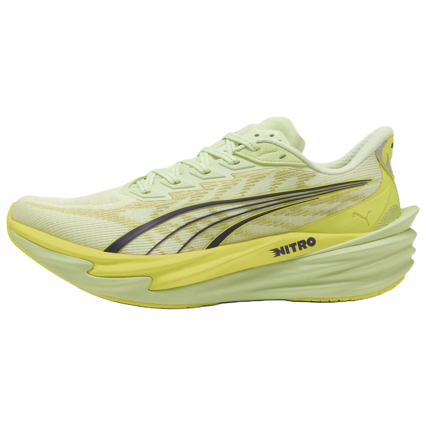 Puma Deviate Nitro 4 Comfortable Fitting Running Shoes Unisex sneaker Green 312123-04 40.5