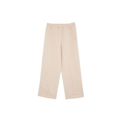 Puma Apres Court Woven Pants Solid Color Elastic Waist Loose Straight Casual Pants Unisex Pants Sand 628237-32