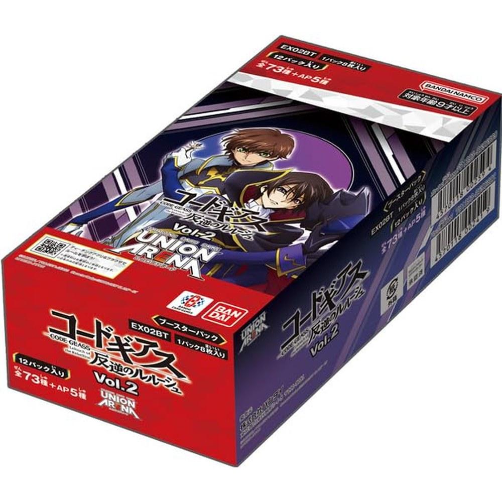 Bandai Union Arena Booster Pack Code Geass Lelouch of the Rebellion Vol.2 Box 12 Packs