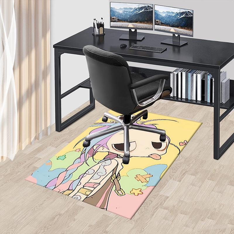 Chair Mat: Cute Jinx Cartoon Character Office Carpet Oversized Rug for Home Decor, Sofa Cover, Gift Idea for Any Room