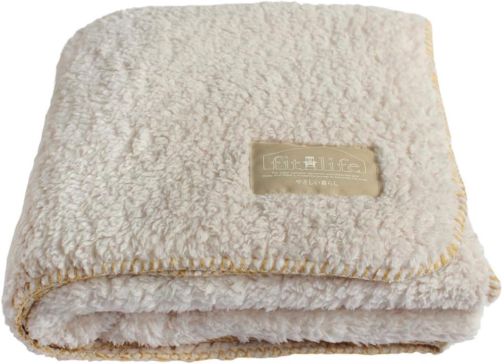 

Нежный плед из овчины Gentle Living Half Fluffy f/l [Nordic Boa], 100x140см, Стильный, Милый, Легкий, Теплый, (Половина, Слоновая кость) слоновая кость