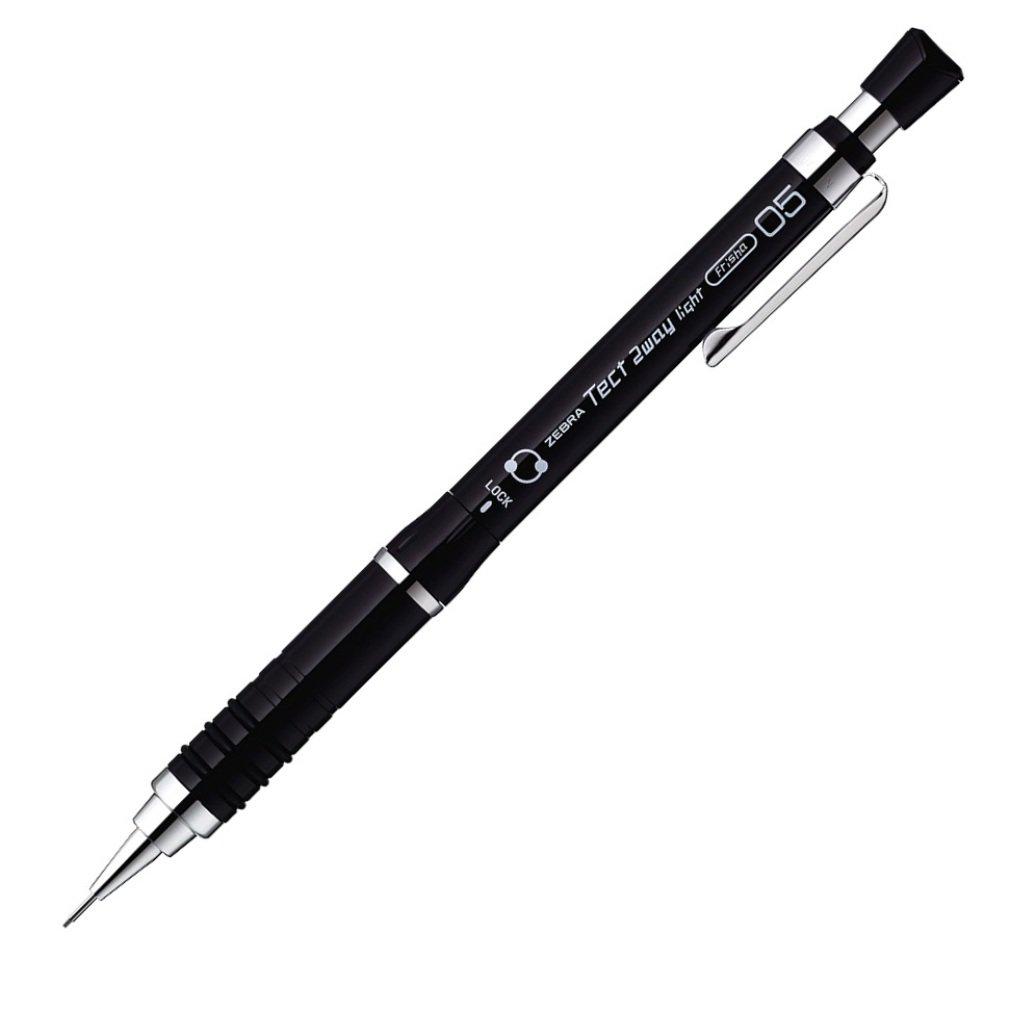 

ZEBRA Mechanical Pencil Tect Two Way Light Pure Black 10 Pieces 0.5 B-MA42-PBK