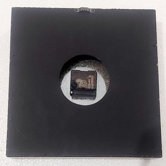 Drewniany kwadratowy zegar ścienny Dekoracja Zegar ścienny do domu, biura Rozmiar 30,48 cm