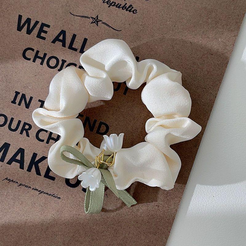 Lily of the Valley Bow Scrunchie – Mori Girl Style Hair Accessory