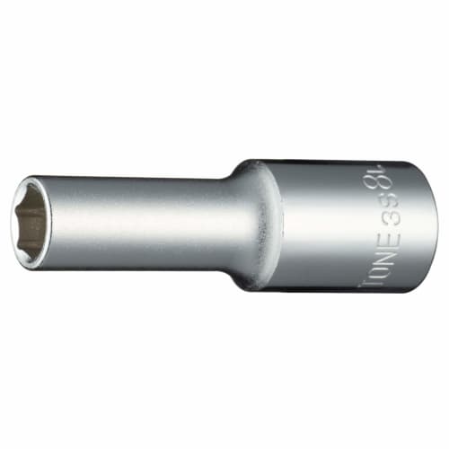 Tone HP3S-08L Deep Socket (Hexagonal), 9.5mm (3/8") Drive, 8mm Width