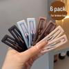 Morandi Series Heart Bang Clips - Versatile Hair Accessories for Women