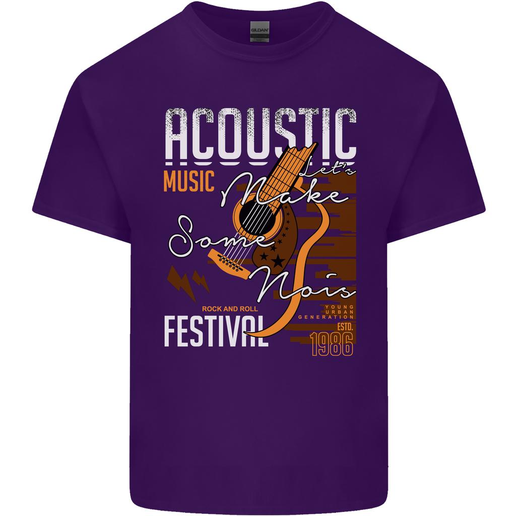 Akustische Musik Country Western Gitarre Unisex Leichtes Baumwoll-T-Shirt