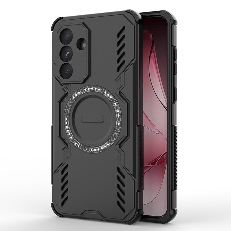 S26ULTRA Galaxy A55/S25EDGE Butterfly Armor Magnetic Case: Drop-Proof Protection for Samsung Phones