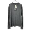 Unused Wool Long Sleeve Sweater M Gray Tagged Knitwear Men's Used