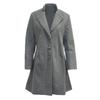 Women Woolen Turn Down Collar Solid Color Single Breasted Slim Fit Thermal Long Sleeve Jacket Coat for Women Commuting Dating Spring