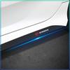 2pcs Carbon Car Door Side Skirt Sill Stripe Sticker Decals Styling For Nissan GTR X-trail Tiida Qashqai J10 J11 Leaf Kicks Versa Teana Skyline Almera