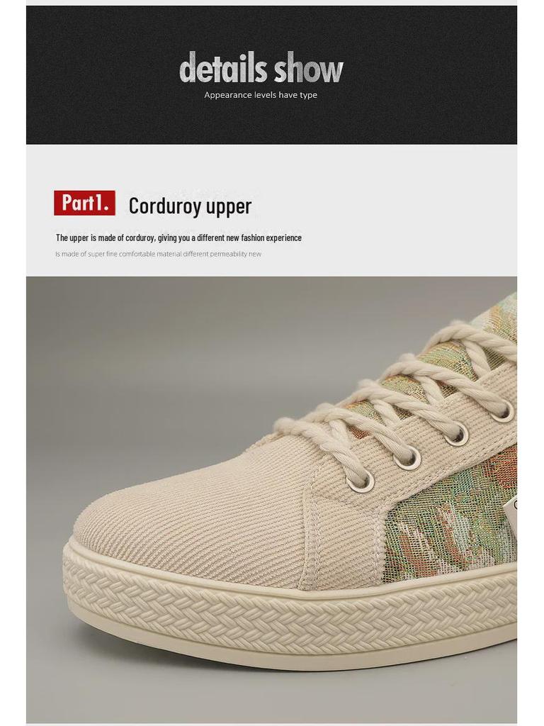 Herren Sommer Slip-On Canvas Sandalen - Trendige Geschlossene Zehen, Fersenfreie Weiße Halbschuhe