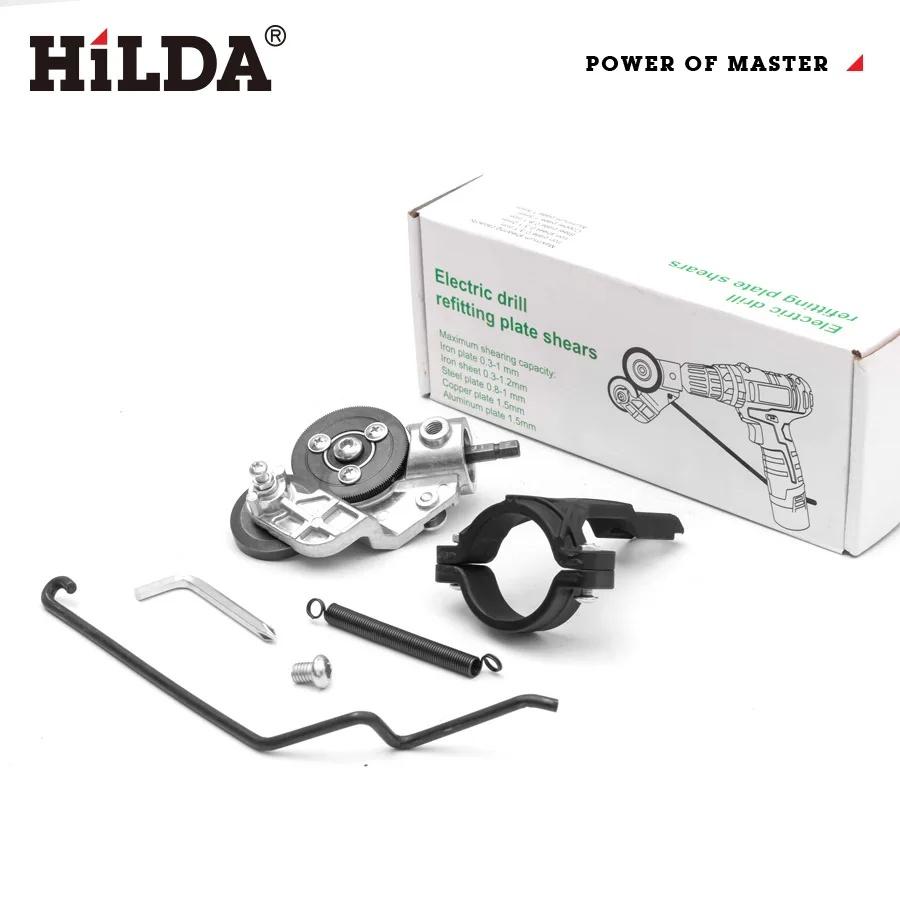 

2PCS HILDA Electric Drill Modified Shearing Machine Easily Cuts Stainless Steel and Aluminum Power Tool Accessories