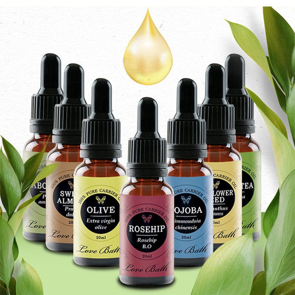 LOVE BATH 100% vysoce koncentrovaný pleťový olej/šípkový olej/jojobový olej/20ML