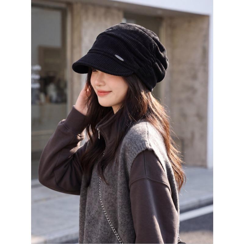 Women S Autumn Winter Warm Slouch Beanie Hat Versatile