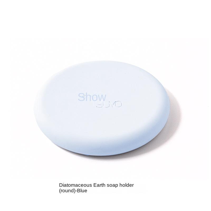 Bathroom Diatomaceous Earth Soap Holder Water-absorbent and Odorless Washbasin Diatomaceous Earth Soap Holder