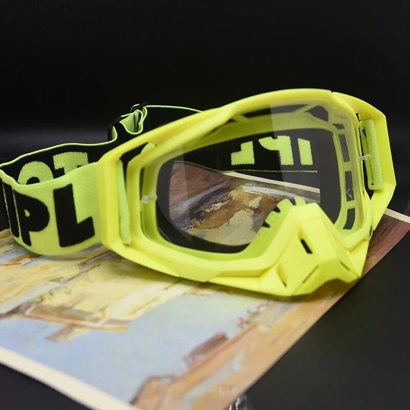 

TOIIPL новые защитные очки для мотоцикла, спорта на открытом воздухе, ветрозащитные, пылезащитные, очки для лыж, сноуборда, очки для мотокросса Riot arylide желтый