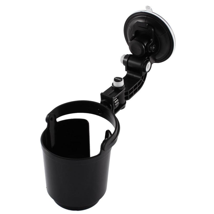

New Black Car Suction Cup Mount Drink Beverage Holder Adjustable Arm Universal 1PCS