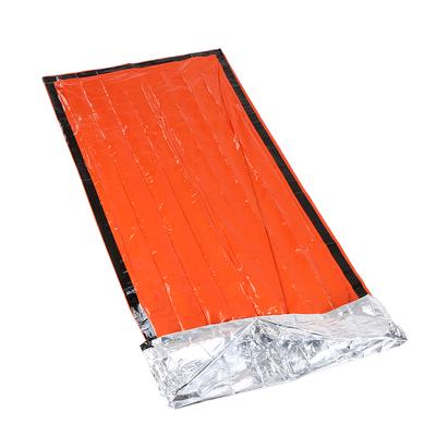 Tragbarer, leichter Outdoor-Notfallschlafsack mit Kordelzug für Camping, Reisen, Wandern