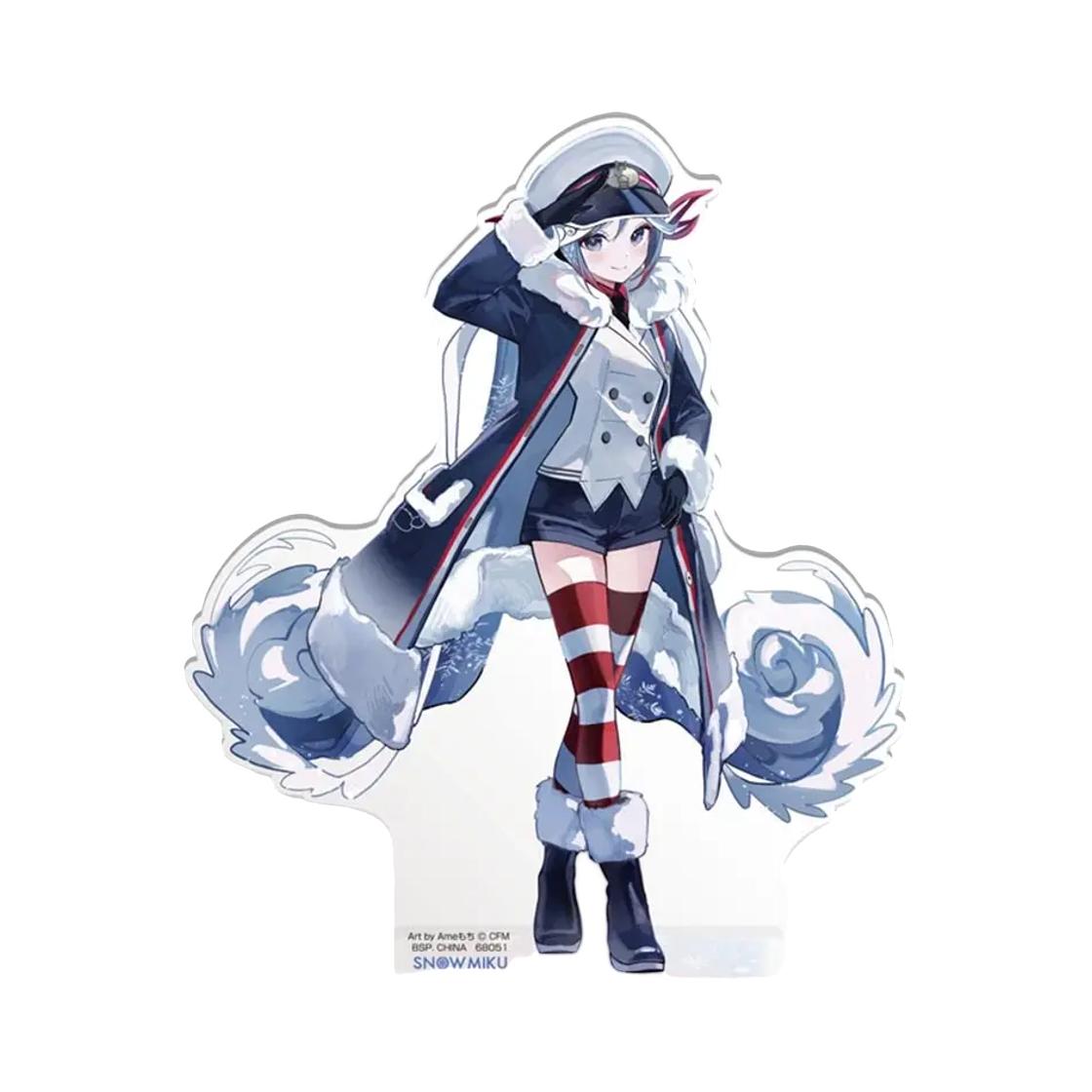Bandai Ichiban Kuji Snow Miku Snow Miku All Stars N Prize Snow Miku 2022 Big Acrylic Stand ONE SIZE