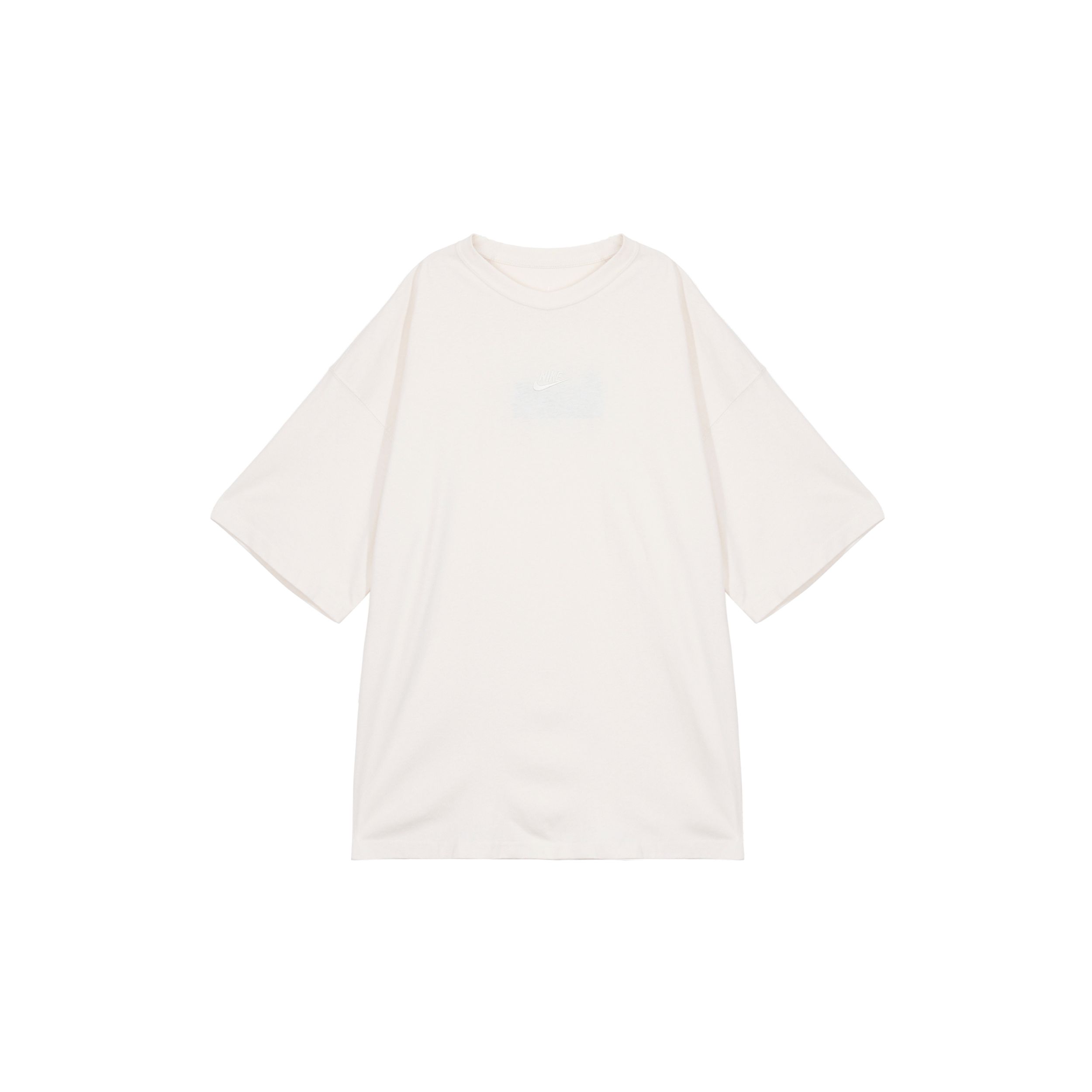 

Мужская футболка свободного покроя с круглым вырезом Nike Sportswear, однотонный логотип, белый фантом FB9767-030 L