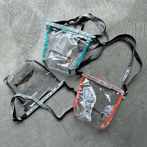 Weekender To Fish Rolltop Shoulder Clear Perfect for River and Outdoor YAMAME Bag, Roll-Top, Small, Fishing, Summer, Activities,
