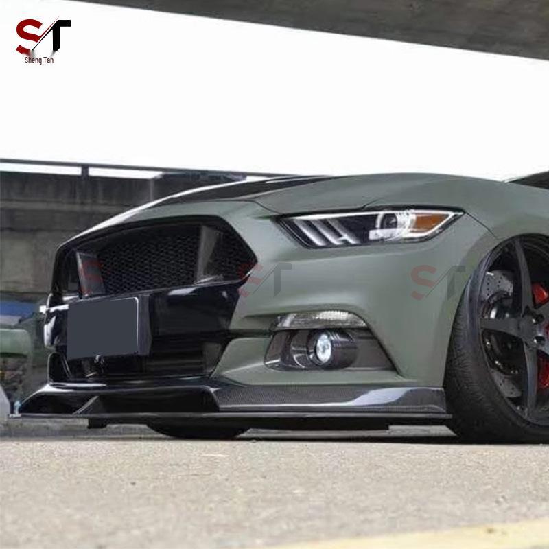 Carbon Fiber AC Style Front Spoiler Lip Kit for Ford Mustang