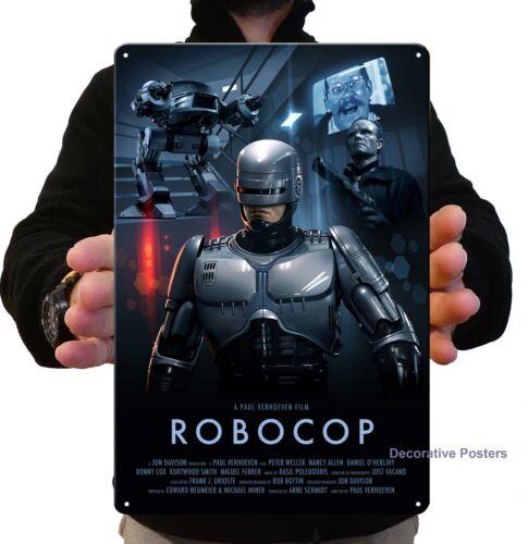 

Robocop Movie Metal Poster Scifi Cinema Tin Sign Paul Verhoven Film 2030cmAluminum 20x30cm（7.8x11.8inch）