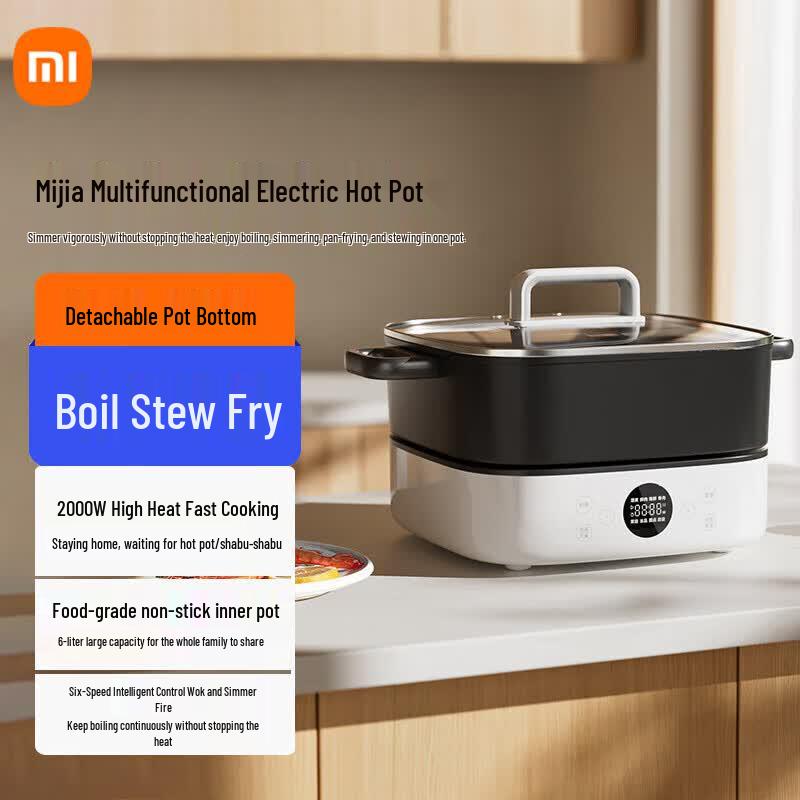 Xiaomi 6L Multi-function Electric Hot Pot CN plug (adapter included)