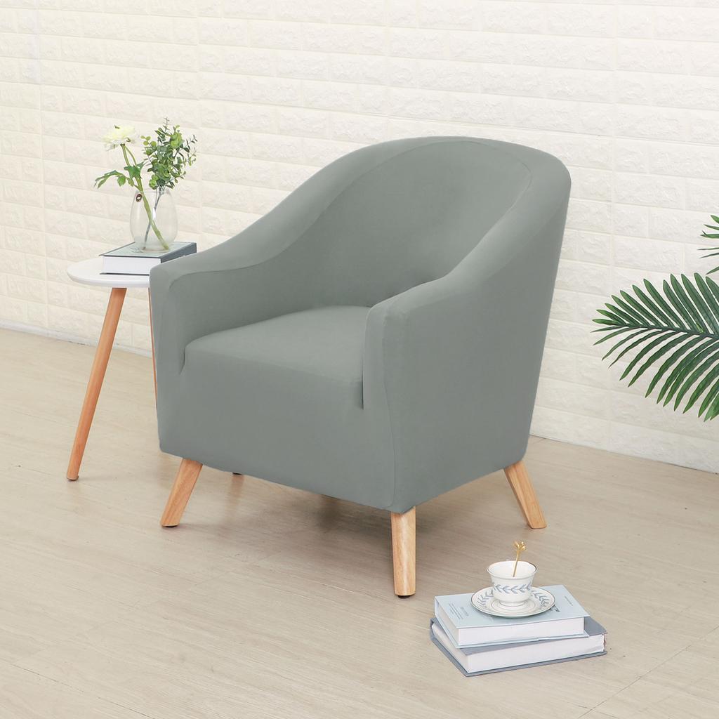 Stretch Tub Chair Cover Elastic Printed Armrest Club Bar Study Chair Cover Durable Washable