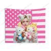 K-Pop Star & Pink Us Flag Tapestry Home Decoration, Cute Wall Hanging For Bedroom, Living Room & K-Pop Fans Felix American Tapes