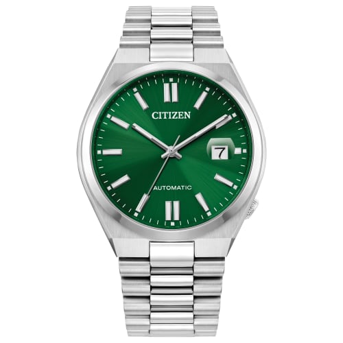 

Citizen Eco-Drive Tsuyosa Green Dial and Stainless Steel Bracelet Watch, 40mm (NJ0150-56X), 5 1/2 inches