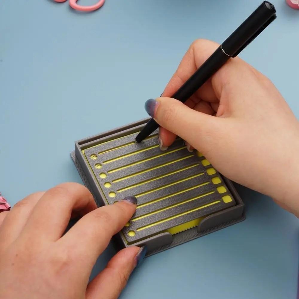 Long-lasting Sticky Note Dispenser Space-Saving Storage Box To-Do List Note Holder