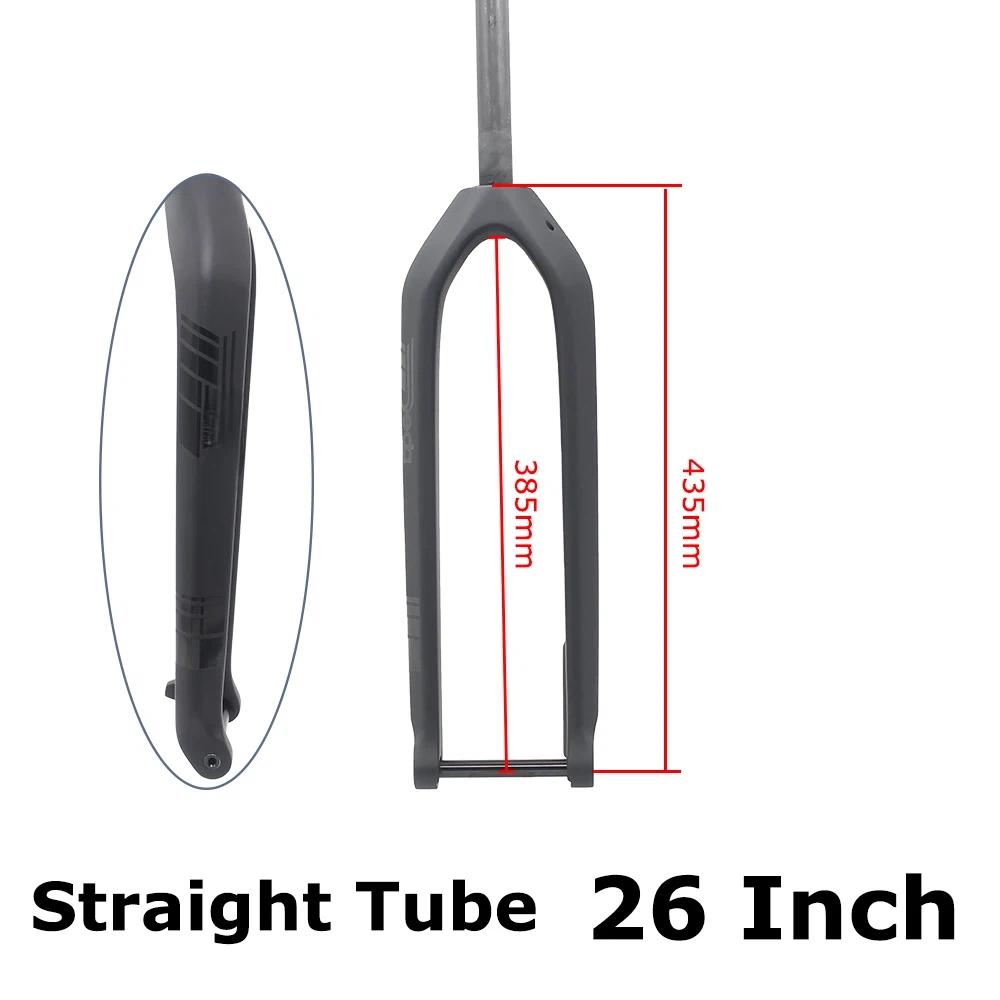 Full Carbon MTB Fork for XC & Gravel | 15*110mm Boost Thru-Axle | Fits 26/27.5/29" | Disc Brake | Straight/ Tapered Steere