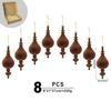 6pcs/Box Velvet Ball Christmas Tree Ornament Velvet Ball Ornaments  Home Tree Decor