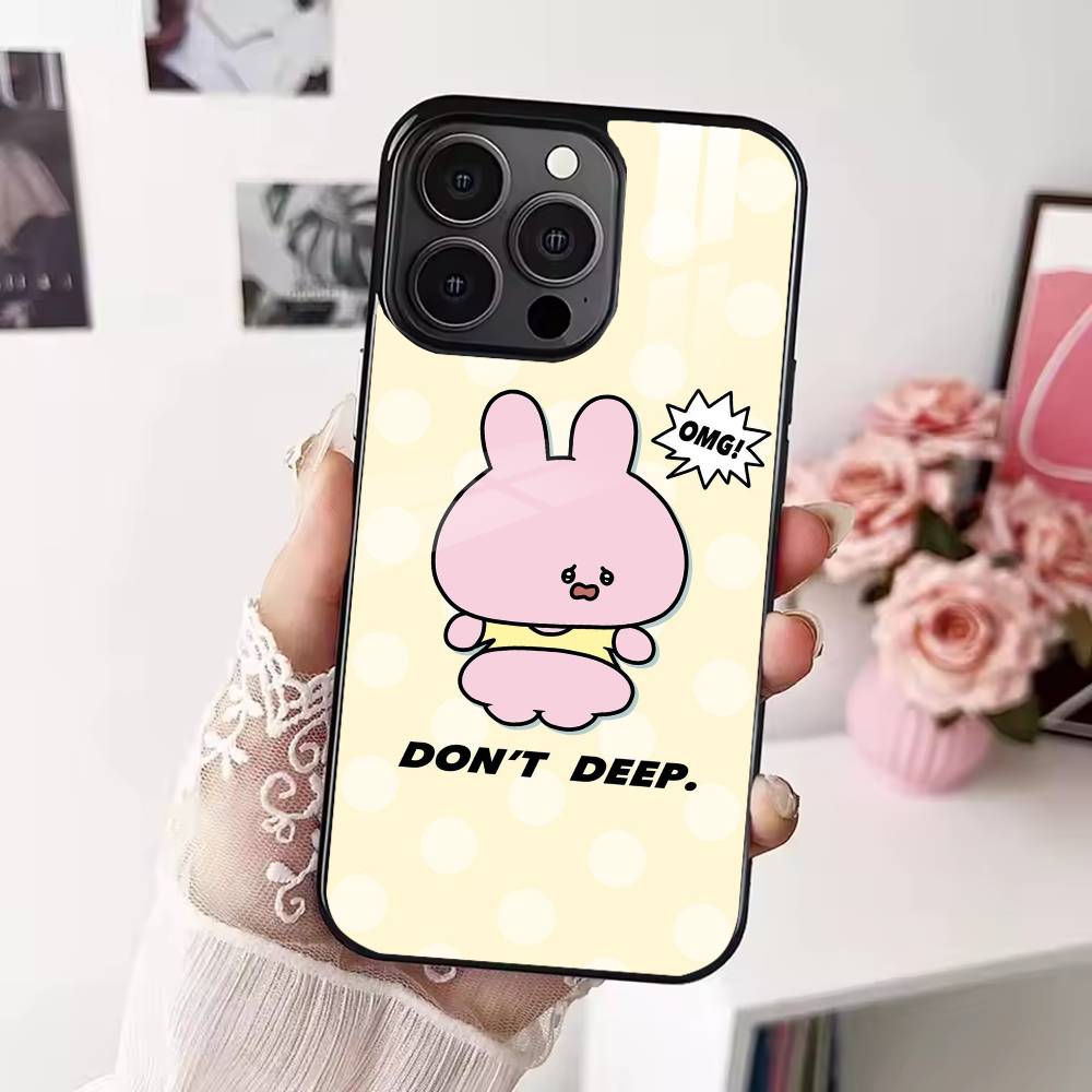 CUTE A-Asamimichan  Phone Case For iPhone 17,16,15,14,13,12,Plus,Pro,Max for Magsafe Magnetic Wireless Charging