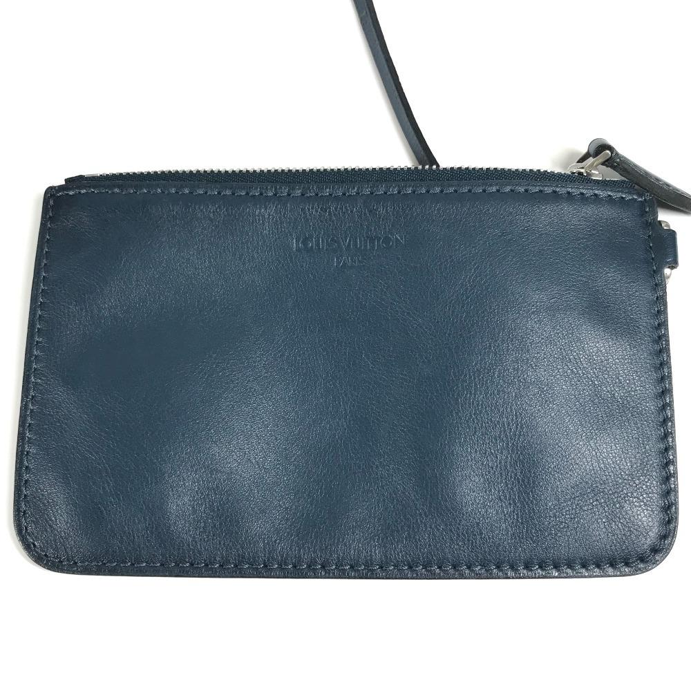 Louis Vuitton M94588 Z gankiem NN14GM Torba Cuir-Nuance Torba na ramię Skóra niebieska