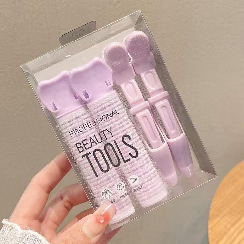 2/4pcs Women Unheated Curling Stick Unheated Curling Head Sleeping Curler Convenient Practical DIY Hair Tool Accessorie