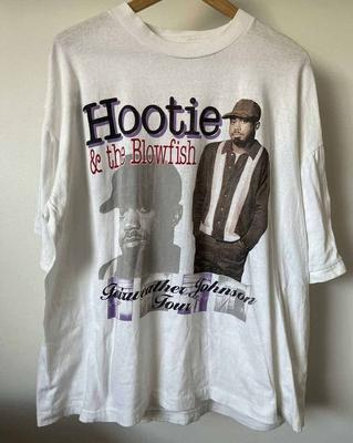 VTG Hootie And The Blowfish Fairweather Johnson Shirt White Unisex UU132