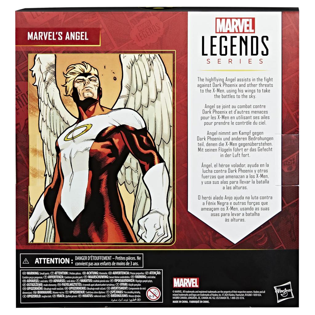 Hasbro Marvel Legends Series Marvel Deluxe Comics Collection Action Figure F9005 Genuine Product Angel, X-Men 6-inch (15cm)