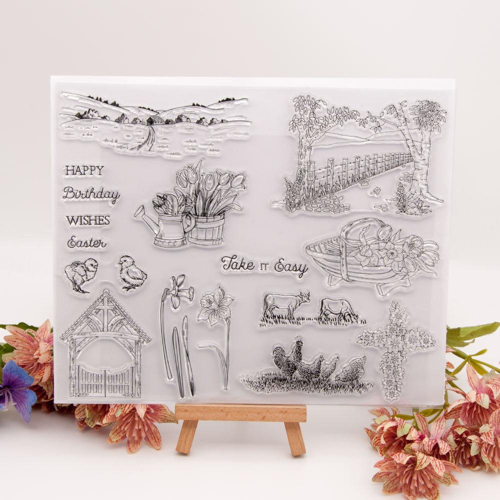 

Прогулочные прозрачные силиконовые прозрачные штампы для печати, сделай сам, скрапбукинг, декор для фотоальбома, искусство, Лондон, Париж, путешествия No.7-Holiday Outing