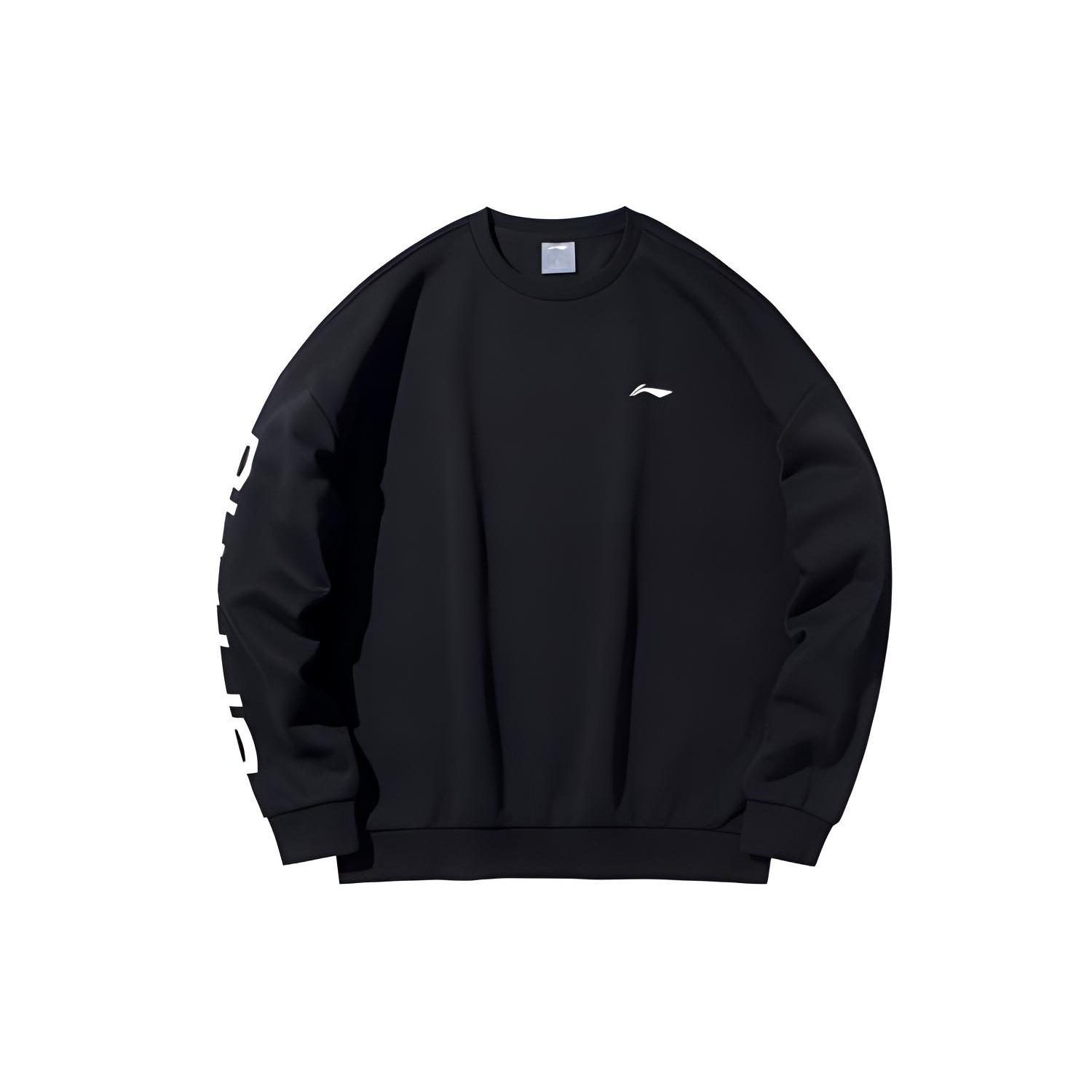Li Ning Sweatshirt Men s Black White AWDSD23-1 S