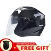 BLD Bailide Helmet 3/4 Half Motorcycle Double Lens Cycling