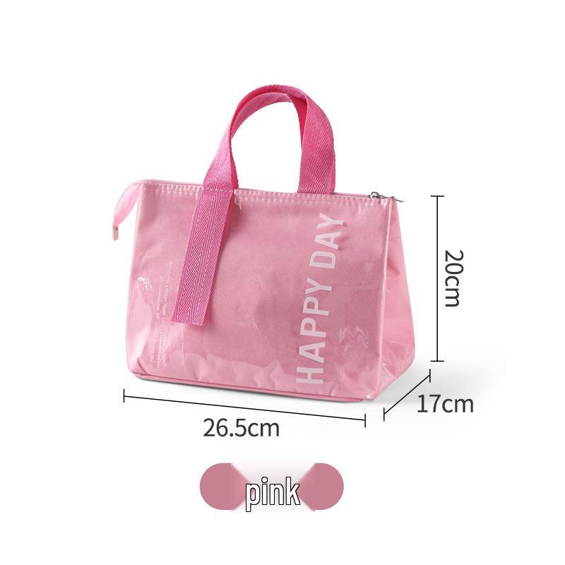 Dopamine Insulated Bento Lunch Bag - Large Capacity for Office, Camping, or Picnic