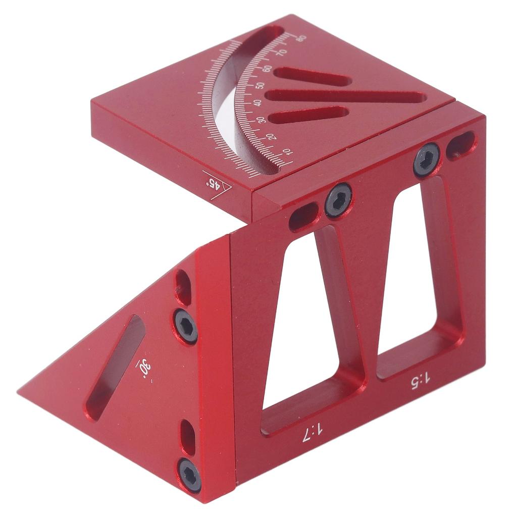 Multi Angle 3D Protractor 45 Degree  Ing Rul  Essential Woodworking Line      Tool for   Centreline