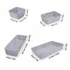 Cosmetics Organizer Felt Storage Box Efficient Organization