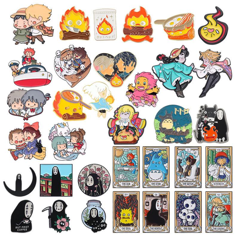 Cartoon Design Creative Brooch Pins With Eyecatching Colors And Unique Styles Ideal For Anime And Fashion Lovers