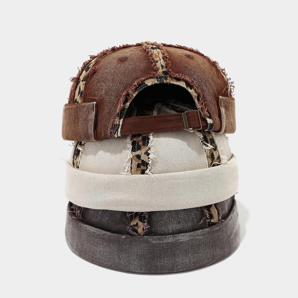 Cappellino Streetwear con Stampa Leopardo, Finitura Lavata e Vestibilità Regolabile per Stile Hip Hop Uomo Donna