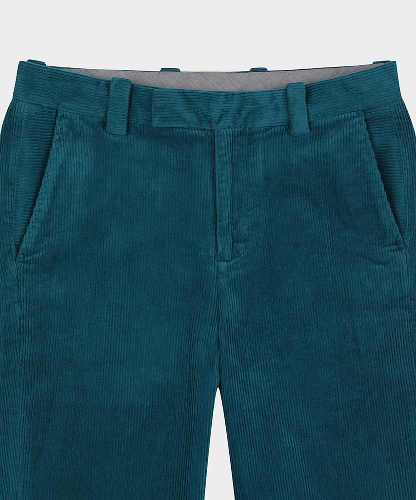 BROOKS BROTHERS Regular Fit 8W Corduroy Pants (Olive) (Bbpcmm4488Jew)